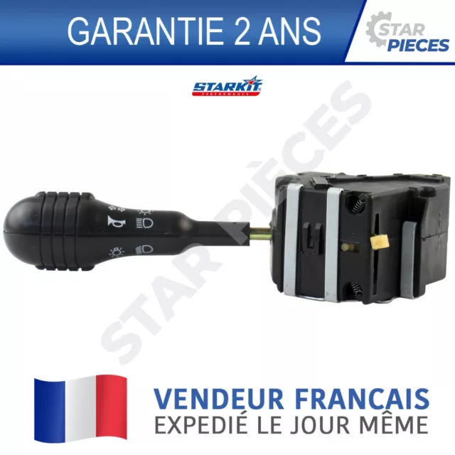 Commodo D’éclairage Pour Renault Twingo 1 (1996-2007) – Phare, Clignotant, Klaxon – Couleur Gris – Réf. ST9201