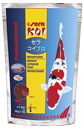 Sera - Koi Professional - Nourriture hiver pour poissons - Carpes koï - 1 x 500