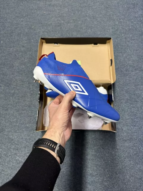 UMBRO MEDUSAE III Elite SG Blue White Vermillion UK 8.5 US 9.5 EU 43 59.99 PicClick UK