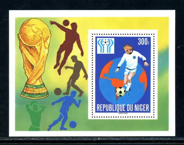 Niger Scott #442 MNH S/S WORLD CUP 1978 Argentina Soccer Football $$