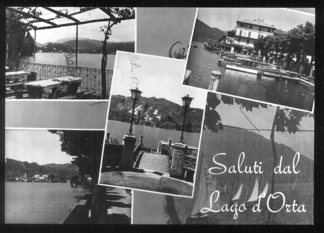 ORTA (Novara) - SALUTI DAL LAGO D'ORTA - VEDUTINE  - VG. Anni '60