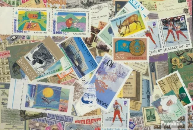 Briefmarken Kasachstan 25 verschiedene Marken