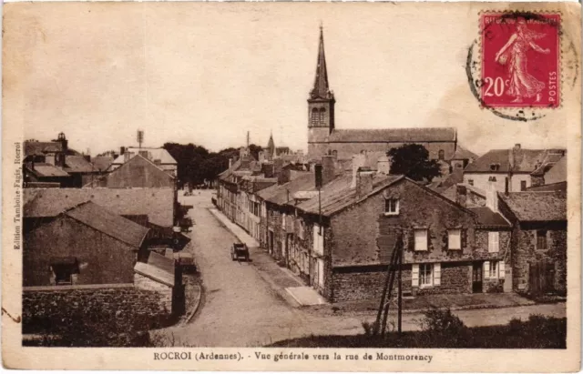 CPA Rocroi - General view towards the rue de Montmorency (988729)