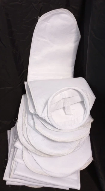 (22) Pentair Felt Filter Bags KE 10 Micron  Appros 6" x 27"