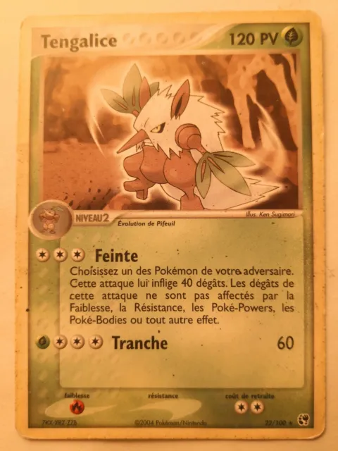 Carte Pokémon - TENGALICE 22/100 - série Tempête de Sable Bloc ex