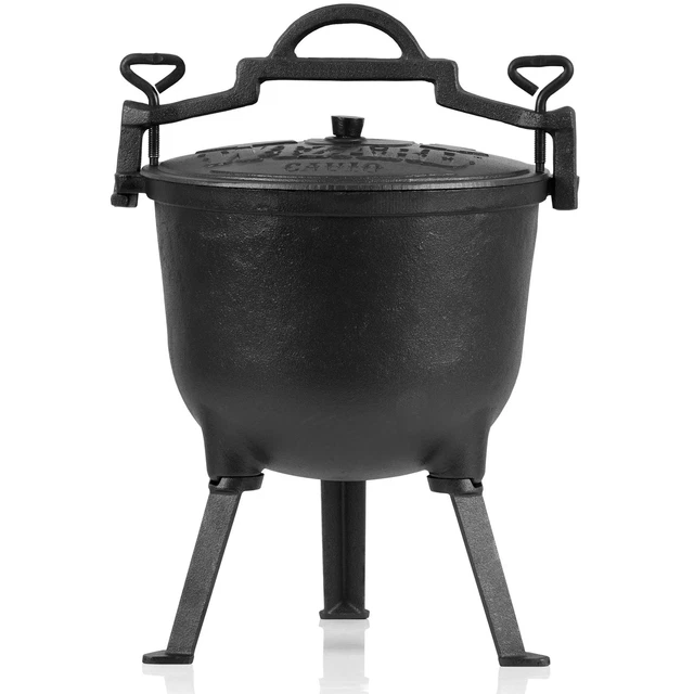 BBQ-Toro Zauberkessel Wizard | 10 Liter Gusseisen Hexenkessel Gusstopf *B-Ware* 2