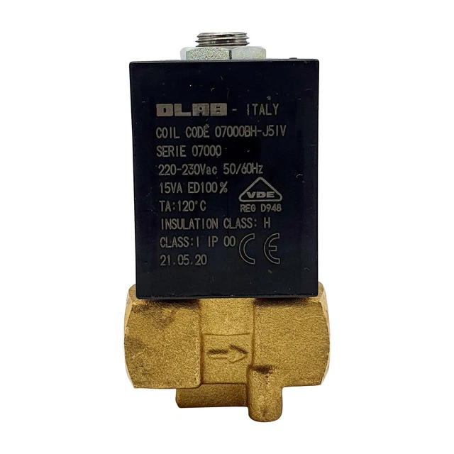 Électrovanne OLAB 07000BH-J15V Pour Stirolux Typostir 5000S - 220-230V AC, 120°C - Pièce De Rechange Compatible - 14