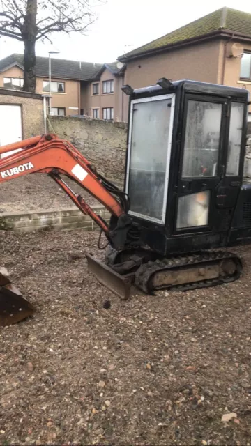 mini digger excavator kubota 1.5