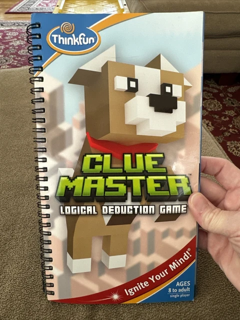 NEW CLUE MASTER Logical Deduction Game Reasoning 40 Challenges £12.75 ...