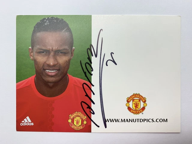 RARE Antonio Valencia Signed Official Manchester United Club Card 2016/17