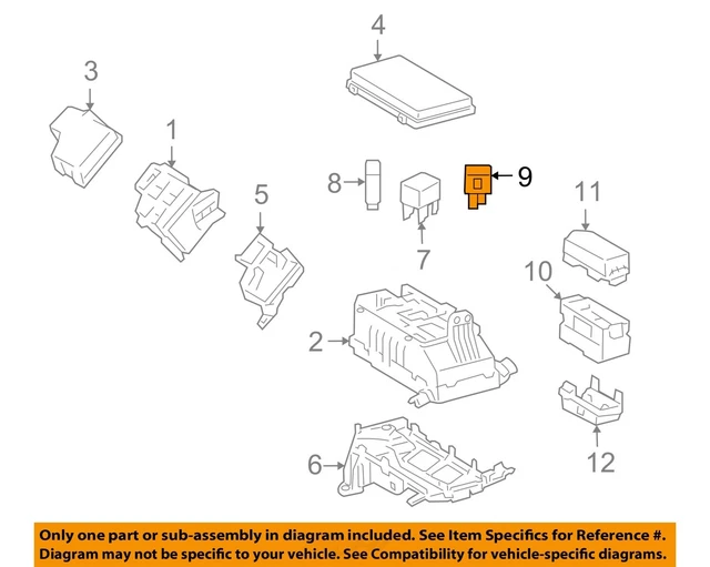 TOYOTA OEM FUSE RelayFusible Link 9098208302 32.23 PicClick