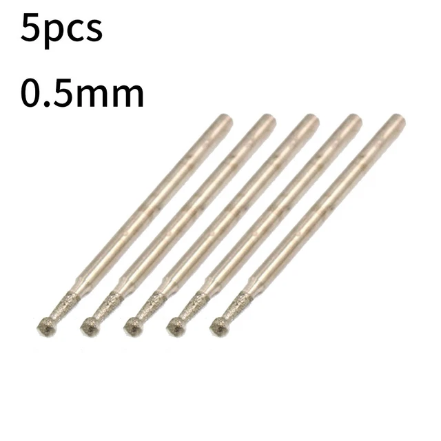 Ball Round Rotary Diamond Burr Drill Bit Grinding 5X Durable Hot Sale Useful