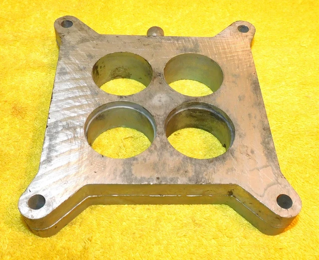 1964 1965 MUSTANG Shelby Fairlane ORIG 289 4V Hipo CARBURETOR SPACER w
