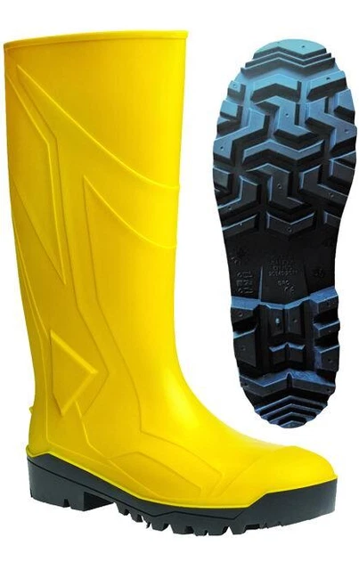 Stivali Antinfortunistici Bianchi In PVC Con Puntale &ndash; Maurer Sicurezza Taglia 43 (S4) &ndash; Alimentare