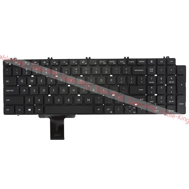 Dell R750 Tastiera Retroilluminata USA Per Dell Precision 7550 7560 7750 0713DM, Colore Nero Tastiera Dell Precision - Foto 2