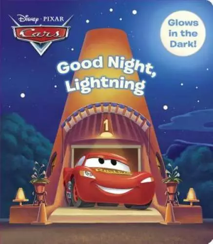 Good Night, Lightning (Disney/Pixar Cars) (Glow-in-the-Dark Board Book) - GOOD
