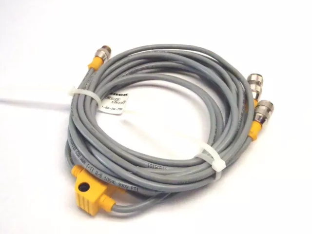 Turck VB2-RS 4.4T-4/2RK 4.4T-0.5/0.5/S651 Eurofast Splitter Cable U2-02798