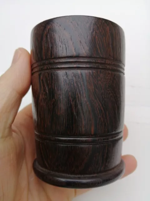 Rare Antique Treen Turned Wooden Cup or Tumbler - 19th Century