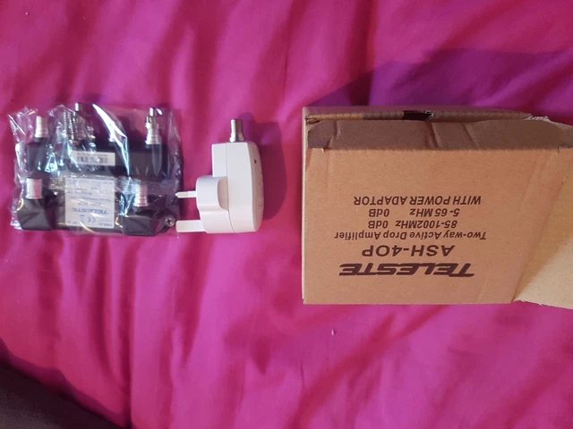 ASHERIDGE ASH-4P 2/3/4 Port Signal Booster for Virgin Media CATV 4 way hdu unit 11.99 - PicClick UK ASHERIDGE ASH-4P 2/3/4 Port Signal Booster for Virgin Media CATV 4 way hdu unit 11.99 - PicClick UK