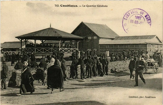 CPA AK MAROC CASABLANCA - Le quartier générale (281034)