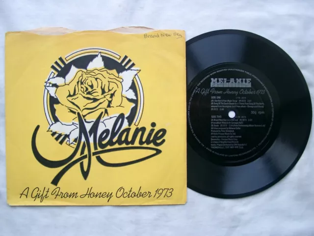 Melanie - Ein Geschenk von Honig Oktober 1973 - 7" Flexi-Disc Promo