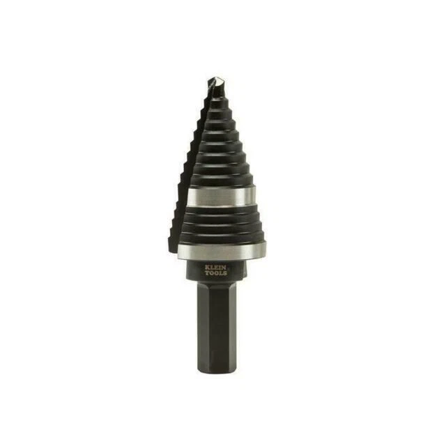 Klein Tools KTSB11 ~ 1.125 in. High Speed Steel Double Flute Step Drill Bit #11