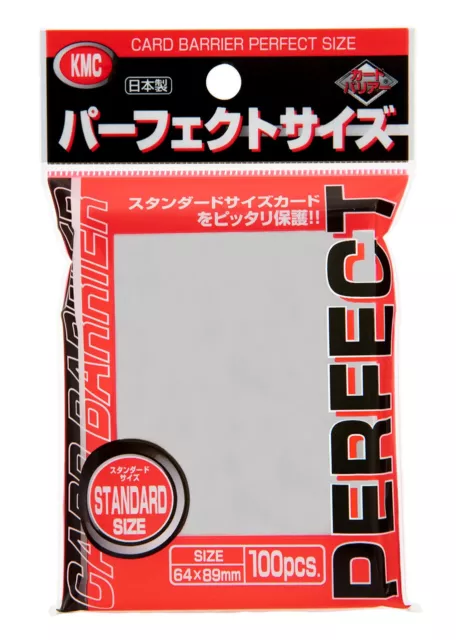 KMC Perfect Size / Fit Card Barrier Sleeves (100) ~ Standard MTG / Pokemon