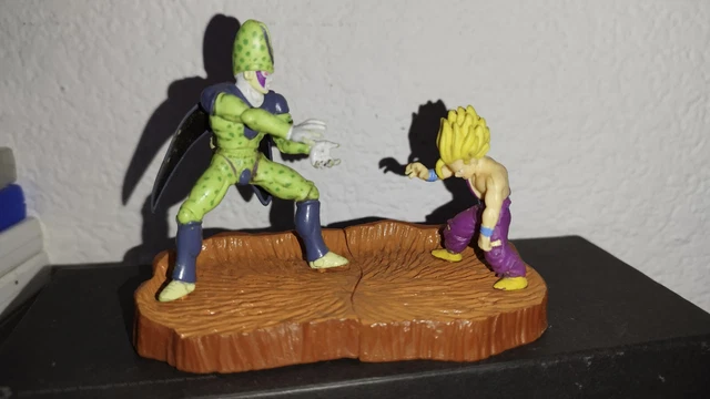Lot Figurines Dragon Ball Z, Gohan VS Cell, édition Hachette, Set SS2