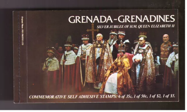 FRANCOBOLLI Stamps Colonie Inglesi Grenada 1977 Silver Jubilee Libretto MNH* &