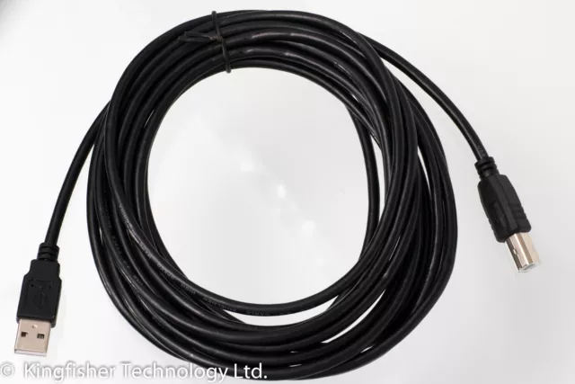 5 m USB PC/Datensynchronisierung schwarzes Kabel Kabel Leitung für Numark NDX500 DJ Controller