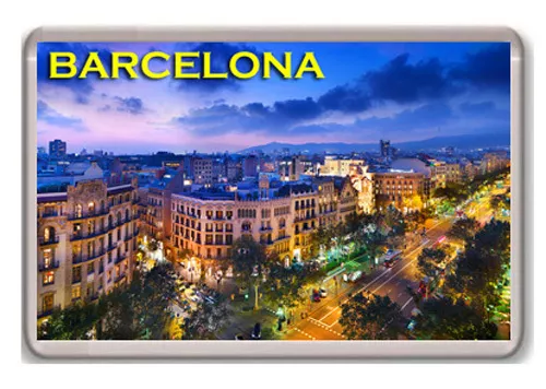 Barcelona Spanien Fridge Magnet Souvenir Neu Magnet Kühlschrank