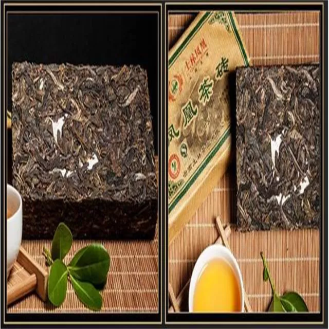 Yunnan Puerh Tea Brick Bingdao Golden Leaf Ancient Tree Candy Sweet Tea 500g