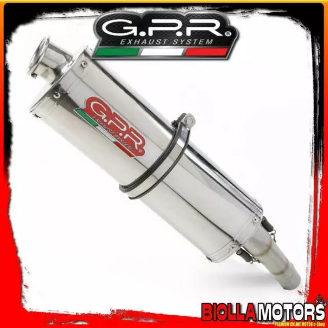 Silenziatore Gpr Yamaha Xt Z 600 Tenere 600 1985-1986 Omologato Trioval Y.213.Tr