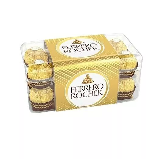 Ferrero Rocher, Exquisite Hazelnut and Milk Chocolate Premium Gift Box, 80 piece