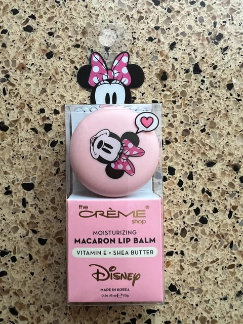 NEW * The Creme Shop / Disney MINNIE MOUSE Macaron Lip Balm STRAWBERRIES & CREME