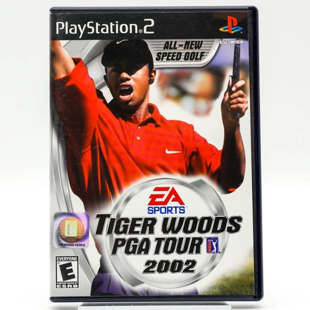 Sony Playstation 2 PS2 Tiger Woods PGA Tour 2002 Golf Video Game Tested EA GOAT