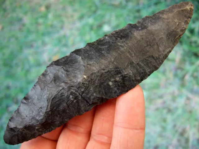 Large Super Fine 5 7/16" Ohio Harahey Knife with Insight COA Arrowheads