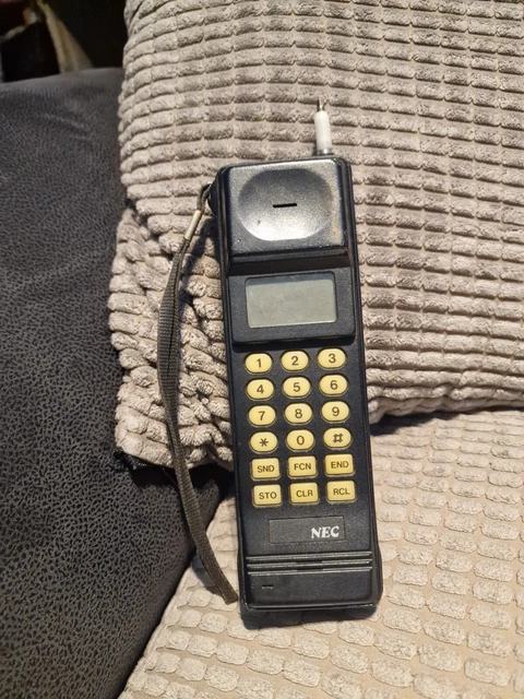 Telaphon RARE NEC TR5E1320-9A Portable Vintage Cellular Brickphone Telephon 1987 ...