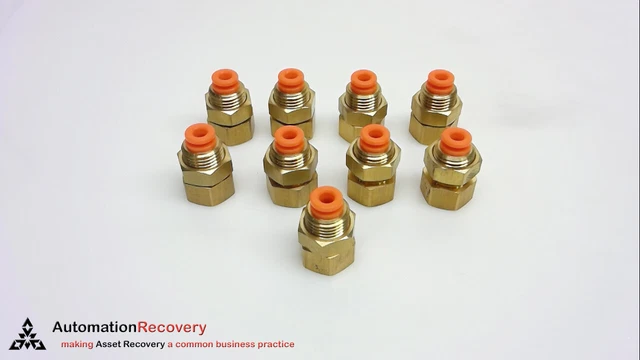 Smc Kq2E05-01  Bulkhead Connector, Tubing O.d: 3/16", See Desc #242192