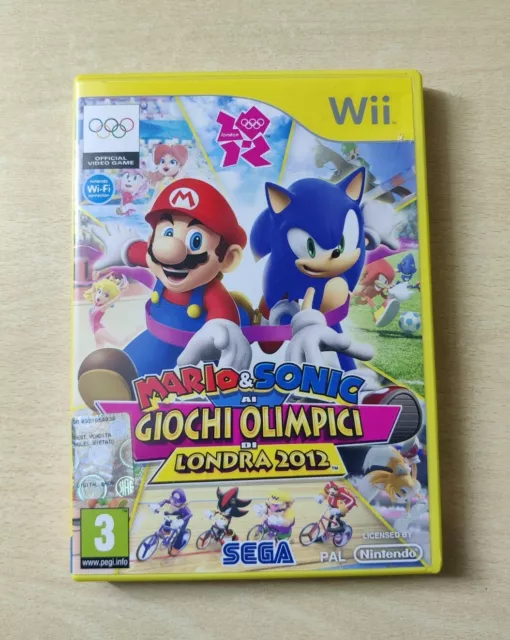 Nintendo Wii  Mario & Sonic Ai Giochi Olimpici Di Londra Completo Italiano