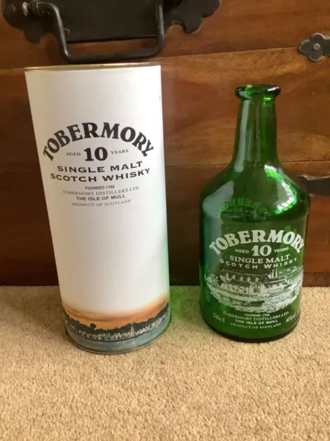 Tobermory aged 10 years  Single Malt Scotch Whisky  Empty 70cl Bottle