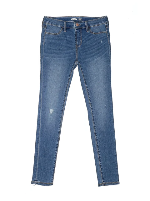 Old Navy Girls Blue Jeggings 14