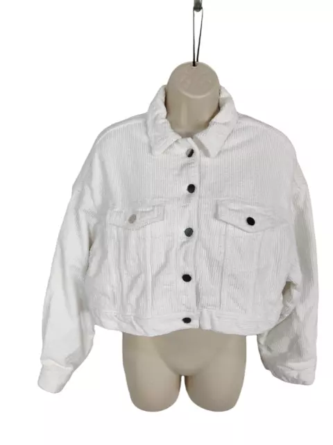 Zara white corduroy jacket hotsell