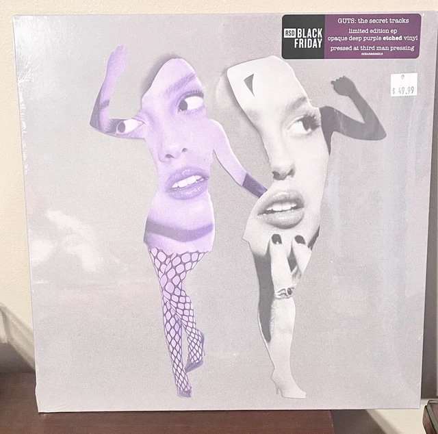OLIVIA RODRIGO VINYL GUTS The Secret Tracks Record Store Day RSD Black
