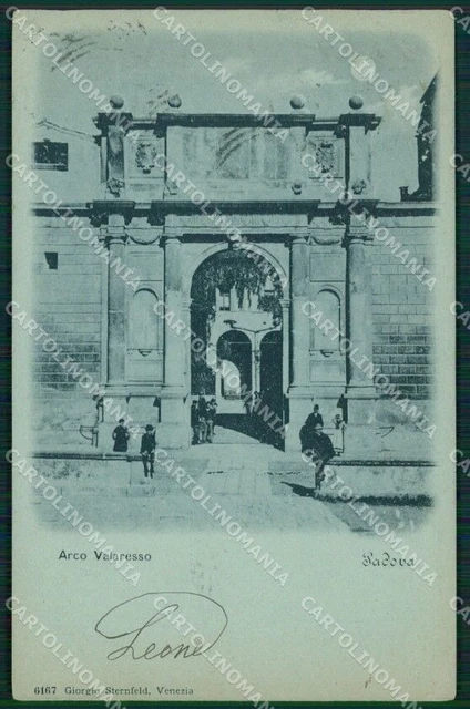 Padova Città Arco Valaresso Chiaro di Luna cartolina QT1356