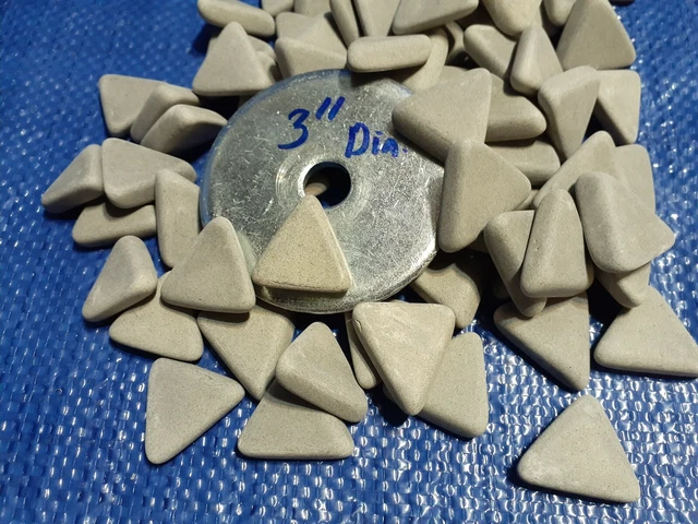 Tumbling Media  5 Lbs. 3/8 X 1-1/4  Aggressive Ceramic