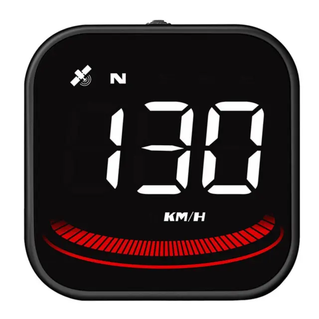 Car HUD Head Up Display Digital GPS Speedometer Overspeed Alarm With USB Cable