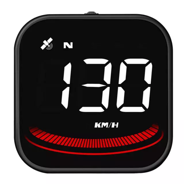 Car HUD Head Up Display Digital GPS Speedometer Overspeed Alarm With USB Cable