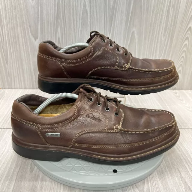 Studerende Advent budbringer CLARKS MENS ACTIVE Air Waterproof Brown Leather Gore-Tex Walking Shoes Sz  12 $32.99 - PicClick
