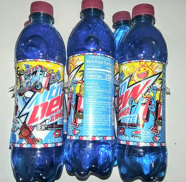 🌟🎁¨😎*🎁 6 PACKS 2023 SUMMER FREEZE   🔥🔥  Mountain Dew 16 OZ BOTTLES